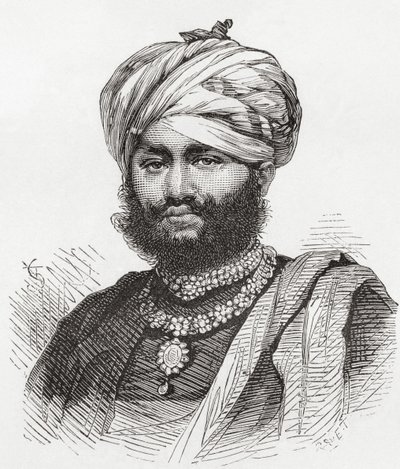 Maharao Pragmalji II, illustration from 
